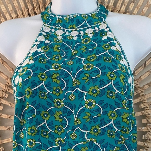 Halter dress Arnhem Halter mini drifter sun dress blue greens New size small - Picture 9 of 9